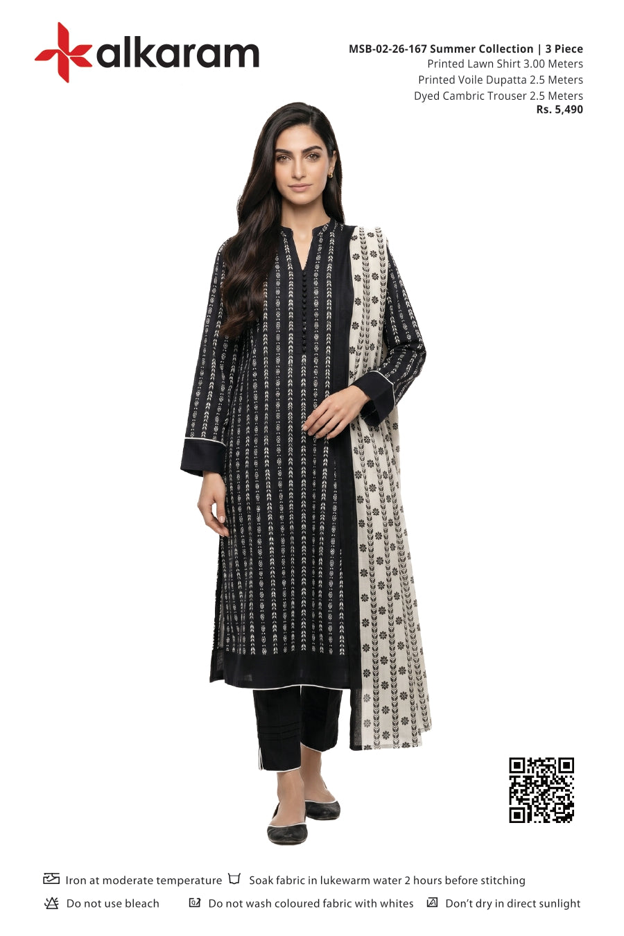 Alkaram Original Lawn 3-Piece Summer Collection