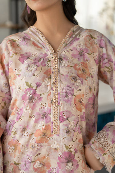 Baroque EMBROIDERED Unstitched Lawn 3 Pcs