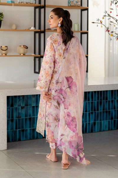 Baroque EMBROIDERED Unstitched Lawn 3 Pcs