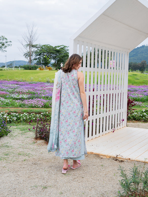 Izel – Noa Chicken Kari Lawn 3-Piece Unstitched Suit